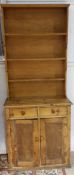 A Victorian pine dresser