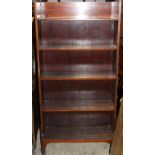 An Edwardian mahogany bookcase