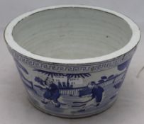 A Chinese blue and white bowl