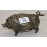 A bell in the form of a pig