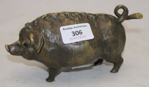 A bell in the form of a pig