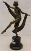 An Art Deco style dancer