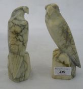 A pair of alabaster birds