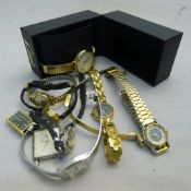 A quantity of ladies wristwatches