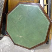 A 19th century mahogany drum table