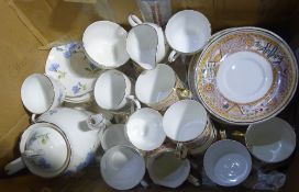 Two decorative porcelain tea sets