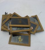 A collection of Victorian magic lantern slides,