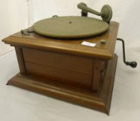 A gramophone