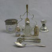 A small quantity of silver and silver plate