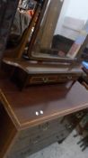 An Edwardian mahogany dressing table