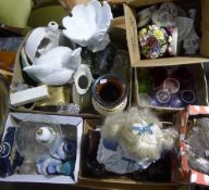 A large quantity of decorative ceramics and glass