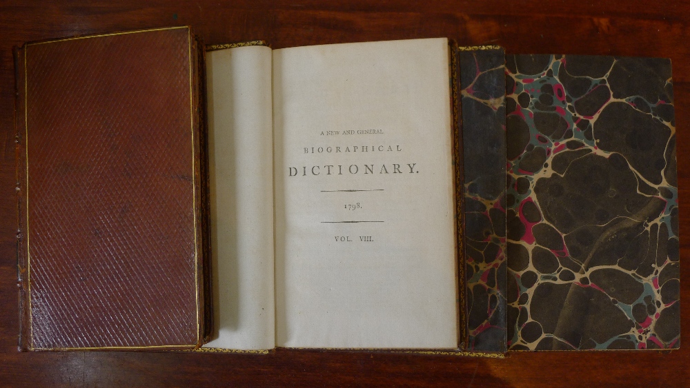 A New and General Biographical Dictionary 15 vols, ed. Took, W. 1798. - Image 3 of 3