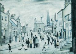 *ARR LAWRENCE STEPHEN LOWRY (1887-1976) British A Lancashire Village Limited edition print Signed