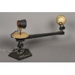A German orrery Of single arm form depicting the earth and the moons rotation. 70 cm across.