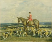 *ARR SIR ALFRED JAMES MUNNINGS (1878-1959) British Stanley Barker and the Pytchley Hounds Limited