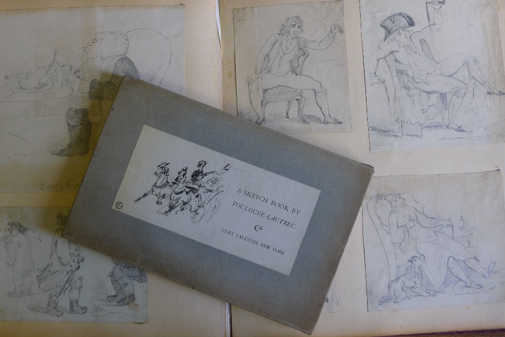 A small folio Victorian scrapbook Containing a large number of engravings (some hand coloured),