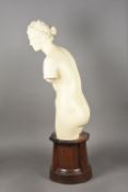 After the Antique The Venus de Milo Painted plaster copy,