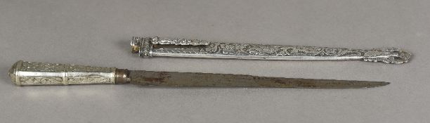 An 18th century South American gaucho knife With steel blade,