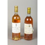 Chateau Doisy Daene, Sauternes 1982 and 2002 Two bottles.