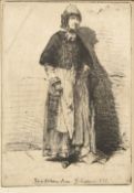 JAMES ABBOTT McNEILL WHISTLER (1834-1903) American La Mere Gerard Etching Signed within the plate