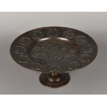 A 19th century Continental bronze tazza,