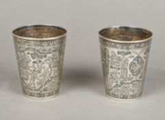 A pair of 19th century Eastern, probably Persian,