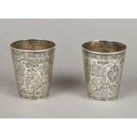 A pair of 19th century Eastern, probably Persian,
