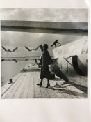 LEE MILLER (1907-1977) American Fashion Assignment Vogue, Arrival in Augusta B.O.A.C.