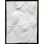 BILL MACK (born 1944) American Elegance Bonded sand relief sculpture cast Signed 24.5 x 33.