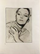 LEE MILLER (1907-1977) American Solarised Portrait,
