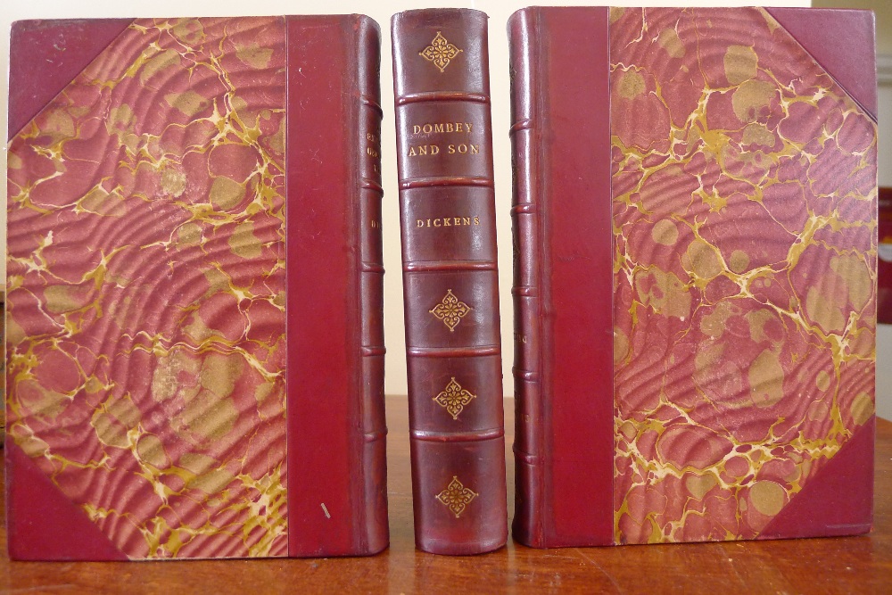Dickens, Charles. The Work. 17 vols., 1893-94, with illustrations, half calf. - Image 2 of 3