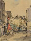 *ARR ARTHUR EDWARD DAVIES (1893-1988) British Richmond Hill Pencil and watercolour Signed,