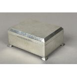 A Liberty & Co. English pewter box and c