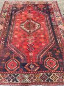 A Caucasian wool carpet