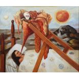 After FRIDA KAHLO (1907-1954) Mexican Without Hope Oil on canvas Bears initials 60.