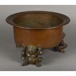 An Eastern bronze censor The deep bowl