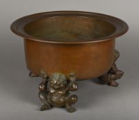 An Eastern bronze censor The deep bowl