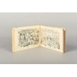 Etchings by George Cruikshank A small volume containing various Cruikshank etchings. 16.75 cm wide.