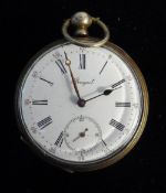 A silver Breguet pocket watch