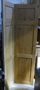 Two pine folding window shutters