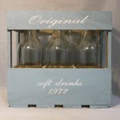 A crated set of six bottles