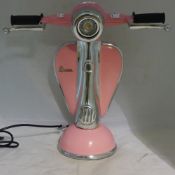 A Vespa lamp