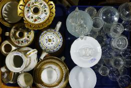 A quantity of decorative ceramics and glass