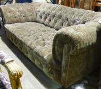 A Victorian Chesterfield sofa