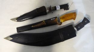 A kukri,