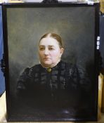 JAN FRANS SIMONS (1855-1919), Portrait,