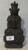 A Ming style bronze Buddha