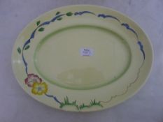 A Clarice Cliff platter