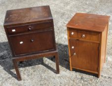 Two mid 20th century pot cupboards