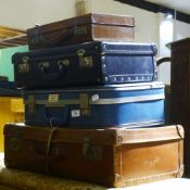 Four vintage cases